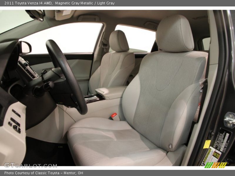 Magnetic Gray Metallic / Light Gray 2011 Toyota Venza I4 AWD
