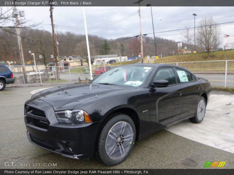 Pitch Black / Black 2014 Dodge Charger R/T AWD