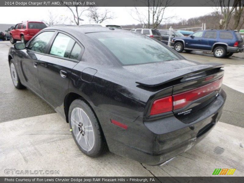 Pitch Black / Black 2014 Dodge Charger R/T AWD