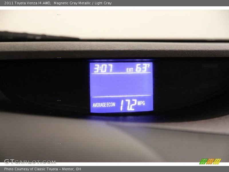 Magnetic Gray Metallic / Light Gray 2011 Toyota Venza I4 AWD