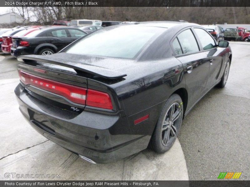 Pitch Black / Black 2014 Dodge Charger R/T AWD