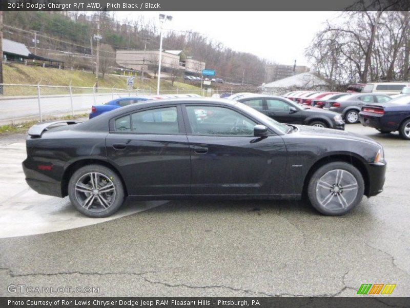 Pitch Black / Black 2014 Dodge Charger R/T AWD