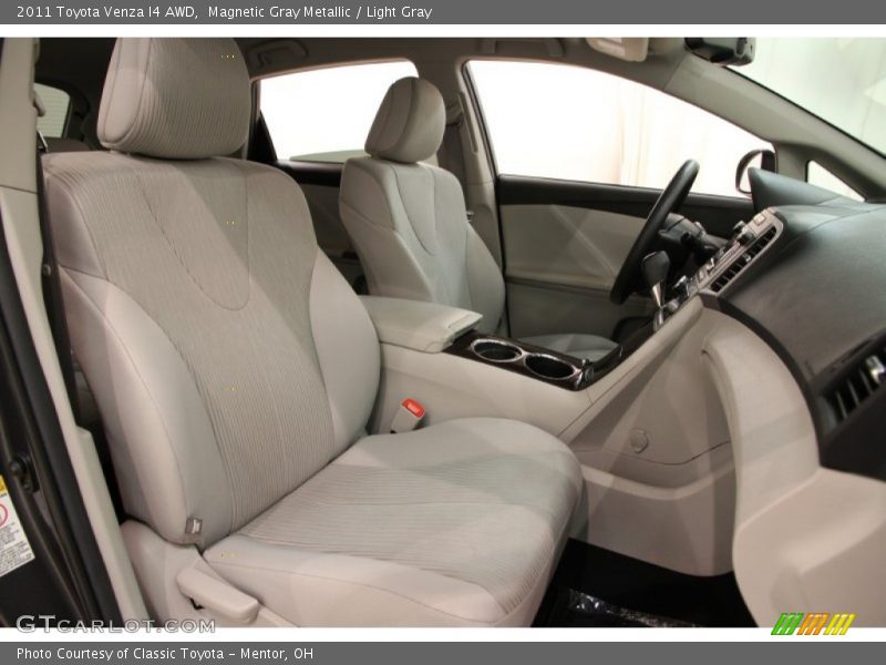 Magnetic Gray Metallic / Light Gray 2011 Toyota Venza I4 AWD