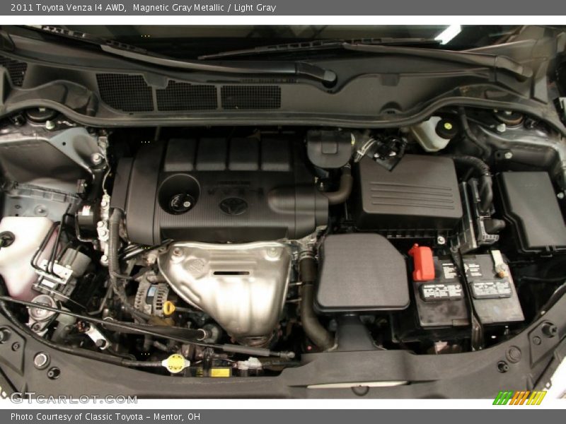 Magnetic Gray Metallic / Light Gray 2011 Toyota Venza I4 AWD