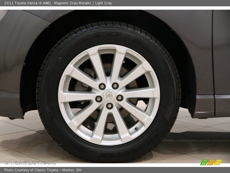 Magnetic Gray Metallic / Light Gray 2011 Toyota Venza I4 AWD