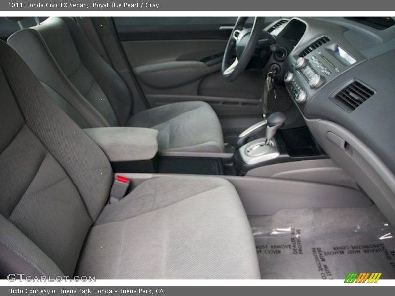 Royal Blue Pearl / Gray 2011 Honda Civic LX Sedan