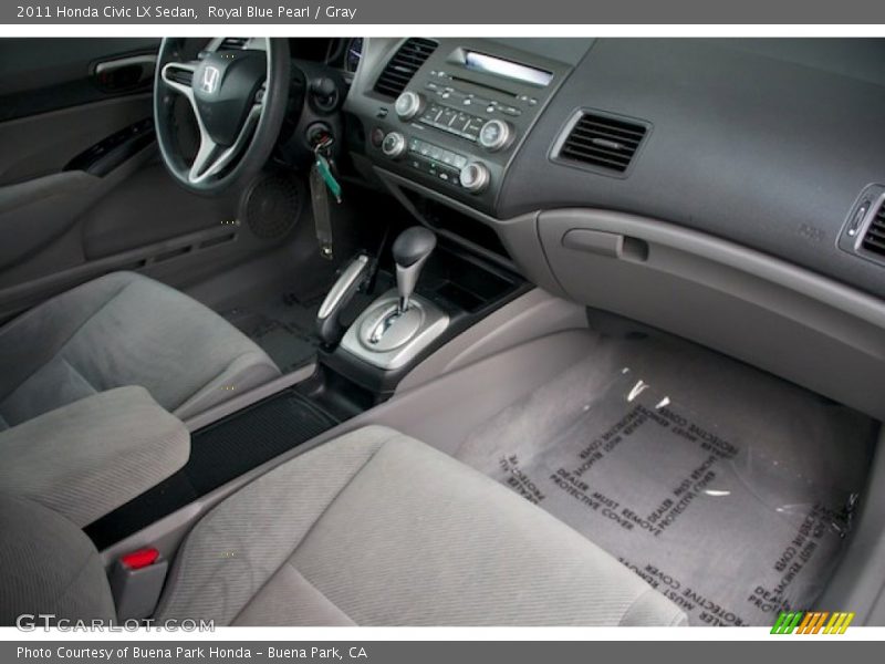 Royal Blue Pearl / Gray 2011 Honda Civic LX Sedan