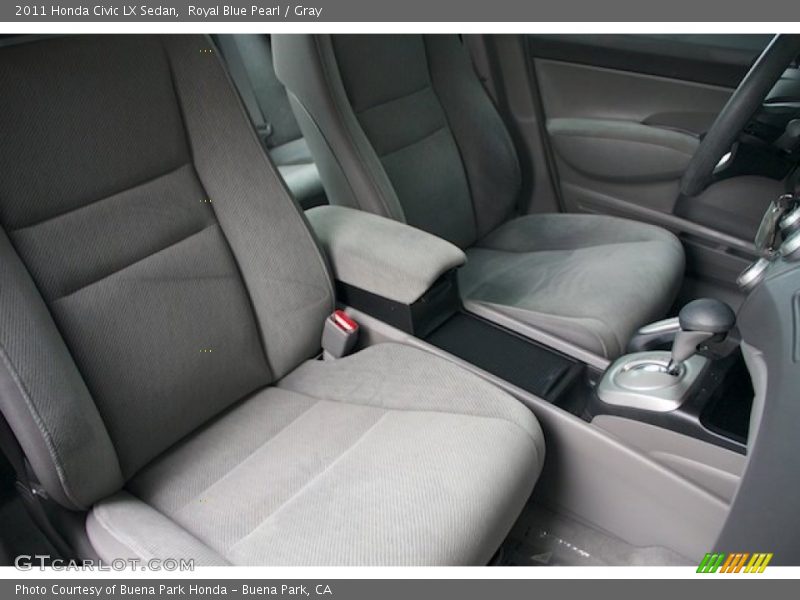 Royal Blue Pearl / Gray 2011 Honda Civic LX Sedan