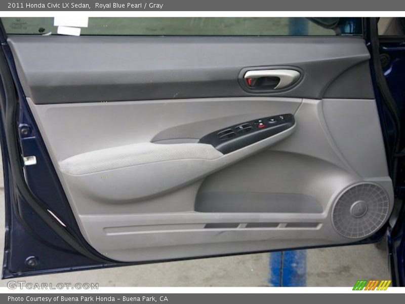 Royal Blue Pearl / Gray 2011 Honda Civic LX Sedan