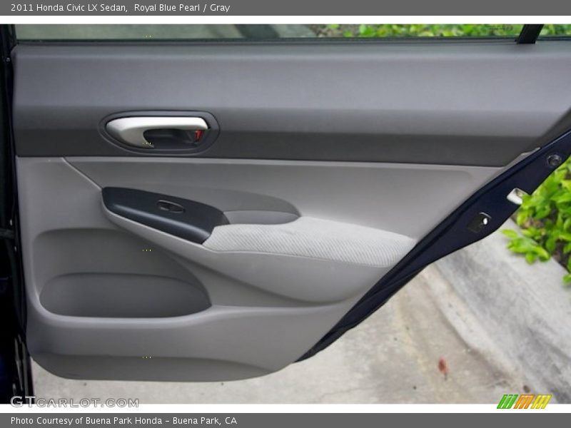 Royal Blue Pearl / Gray 2011 Honda Civic LX Sedan