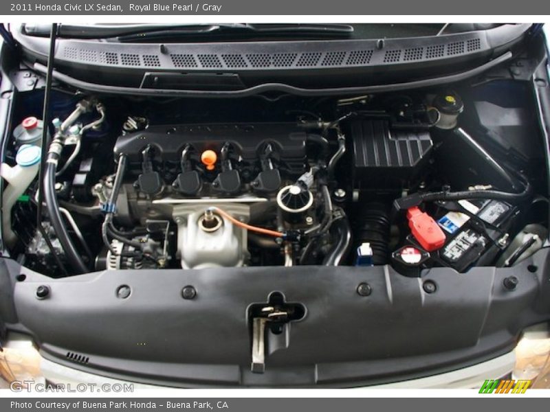 Royal Blue Pearl / Gray 2011 Honda Civic LX Sedan