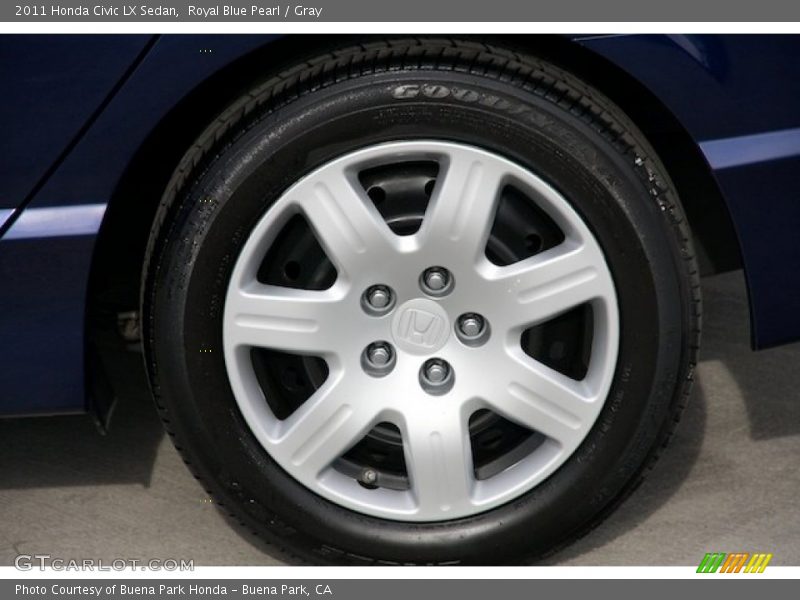 Royal Blue Pearl / Gray 2011 Honda Civic LX Sedan