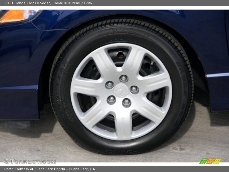 Royal Blue Pearl / Gray 2011 Honda Civic LX Sedan