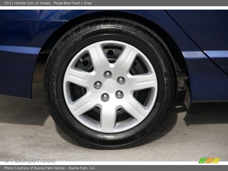 Royal Blue Pearl / Gray 2011 Honda Civic LX Sedan