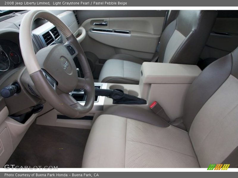 Light Graystone Pearl / Pastel Pebble Beige 2008 Jeep Liberty Limited