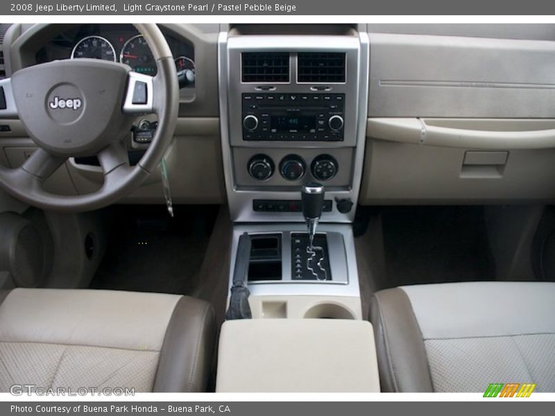 Light Graystone Pearl / Pastel Pebble Beige 2008 Jeep Liberty Limited