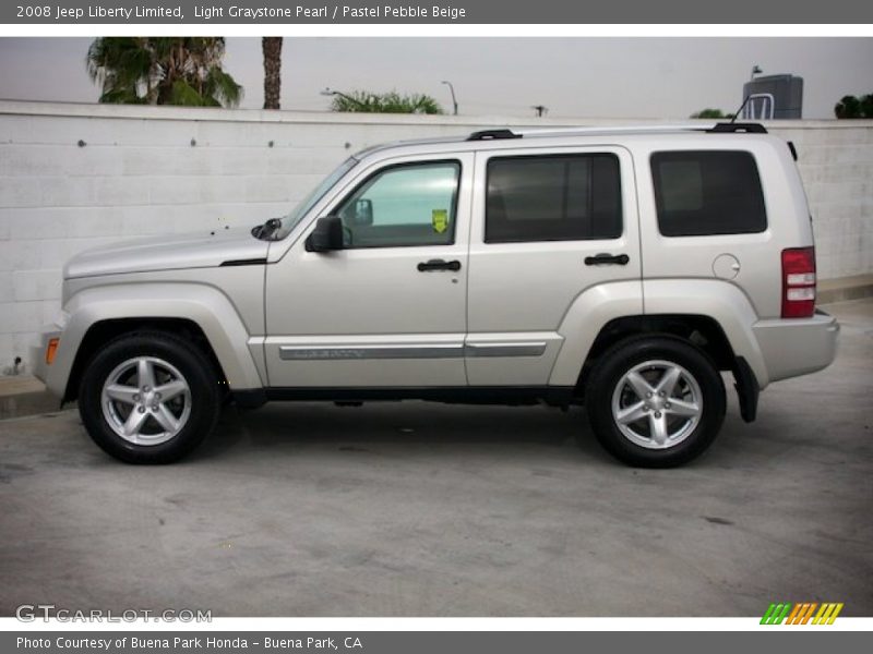 Light Graystone Pearl / Pastel Pebble Beige 2008 Jeep Liberty Limited