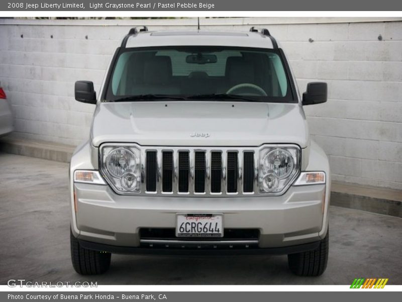 Light Graystone Pearl / Pastel Pebble Beige 2008 Jeep Liberty Limited