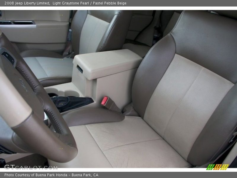 Light Graystone Pearl / Pastel Pebble Beige 2008 Jeep Liberty Limited