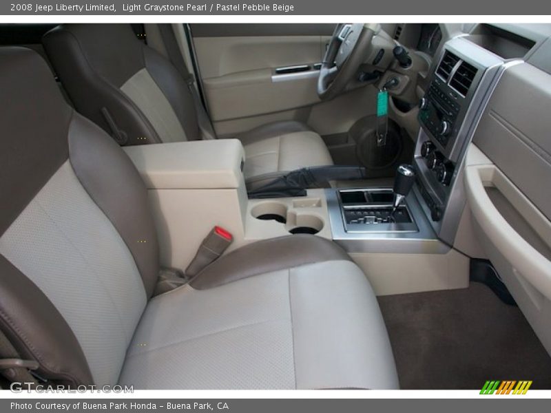 Light Graystone Pearl / Pastel Pebble Beige 2008 Jeep Liberty Limited
