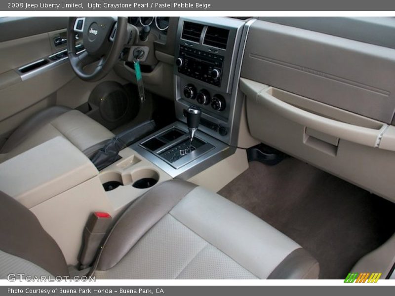 Light Graystone Pearl / Pastel Pebble Beige 2008 Jeep Liberty Limited