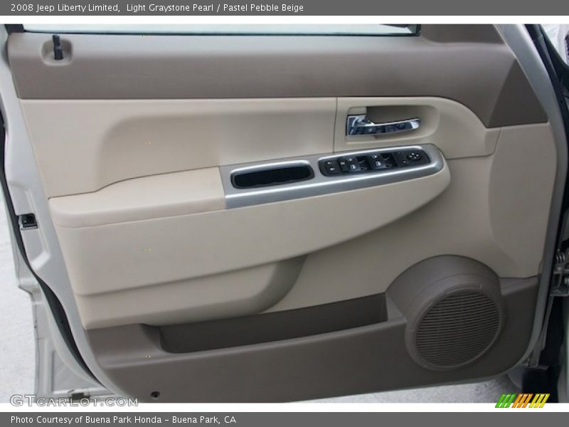 Light Graystone Pearl / Pastel Pebble Beige 2008 Jeep Liberty Limited