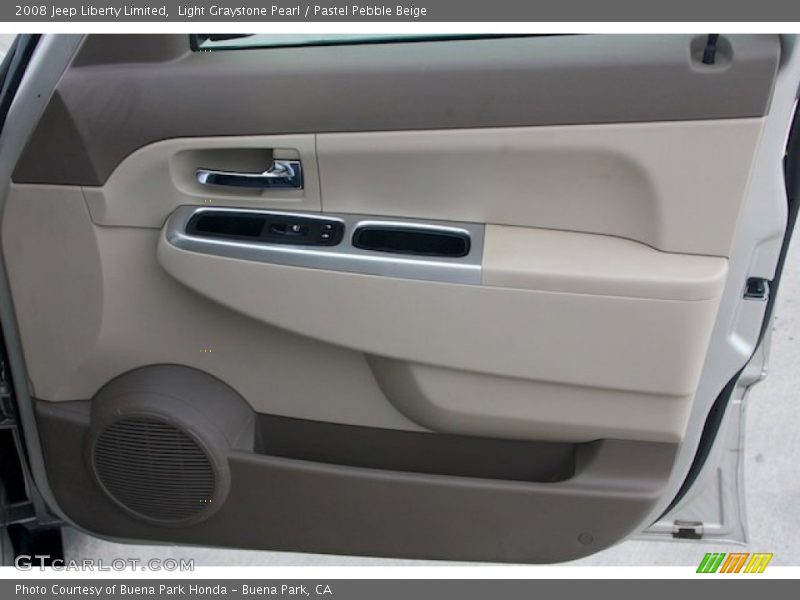 Light Graystone Pearl / Pastel Pebble Beige 2008 Jeep Liberty Limited