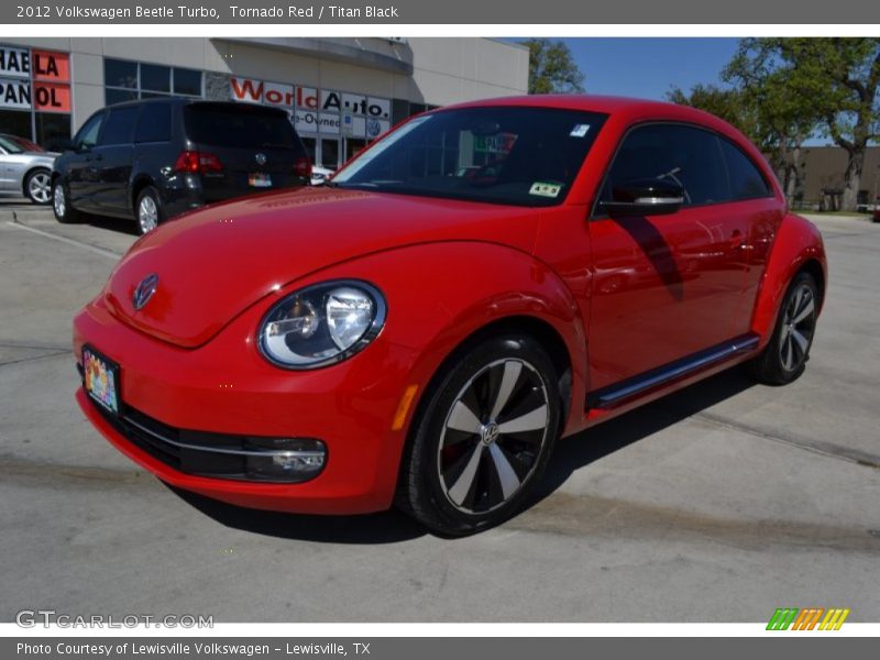 Tornado Red / Titan Black 2012 Volkswagen Beetle Turbo