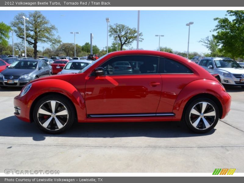 Tornado Red / Titan Black 2012 Volkswagen Beetle Turbo
