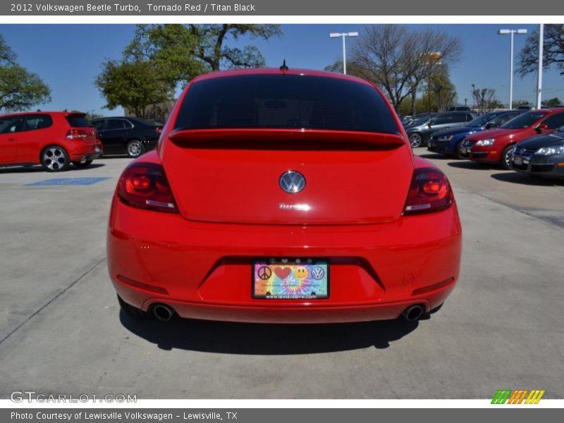 Tornado Red / Titan Black 2012 Volkswagen Beetle Turbo