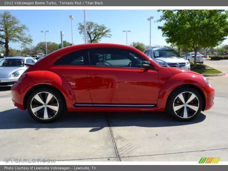 Tornado Red / Titan Black 2012 Volkswagen Beetle Turbo