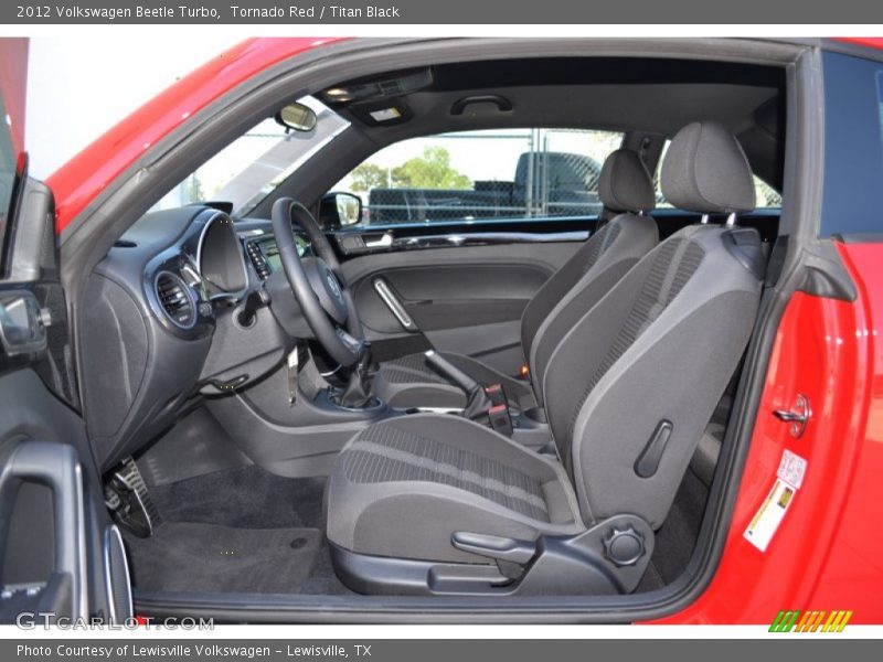 Tornado Red / Titan Black 2012 Volkswagen Beetle Turbo