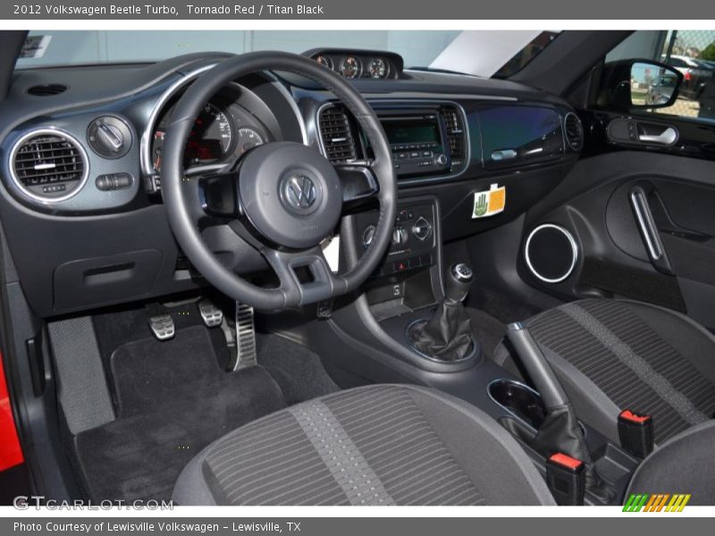 Tornado Red / Titan Black 2012 Volkswagen Beetle Turbo