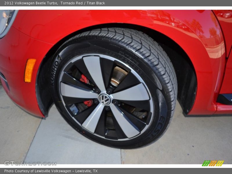 Tornado Red / Titan Black 2012 Volkswagen Beetle Turbo