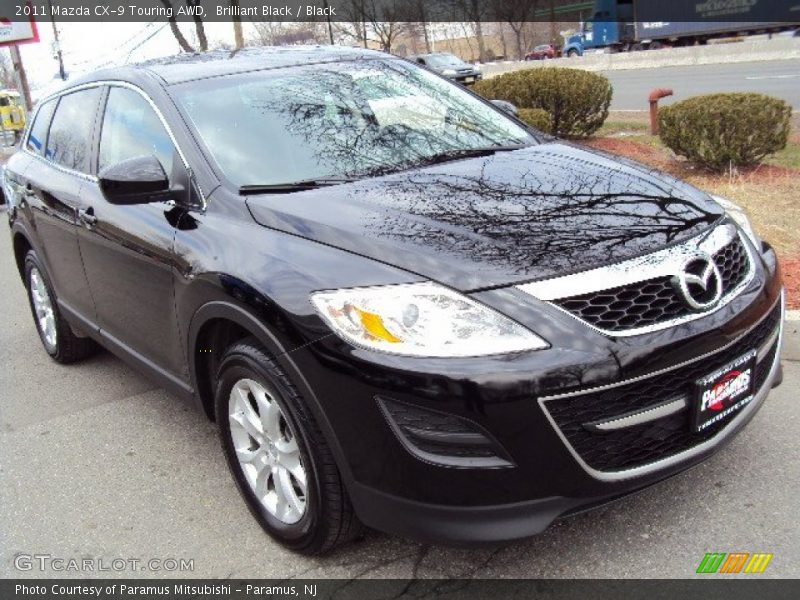 Brilliant Black / Black 2011 Mazda CX-9 Touring AWD