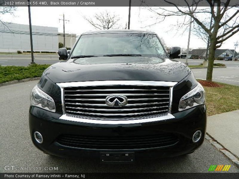 Black Obsidian / Graphite 2012 Infiniti QX 56 4WD