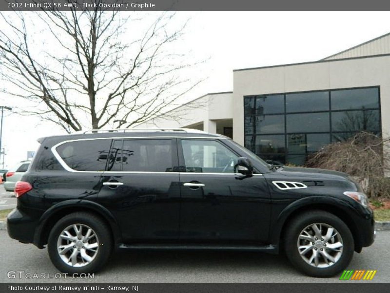 Black Obsidian / Graphite 2012 Infiniti QX 56 4WD