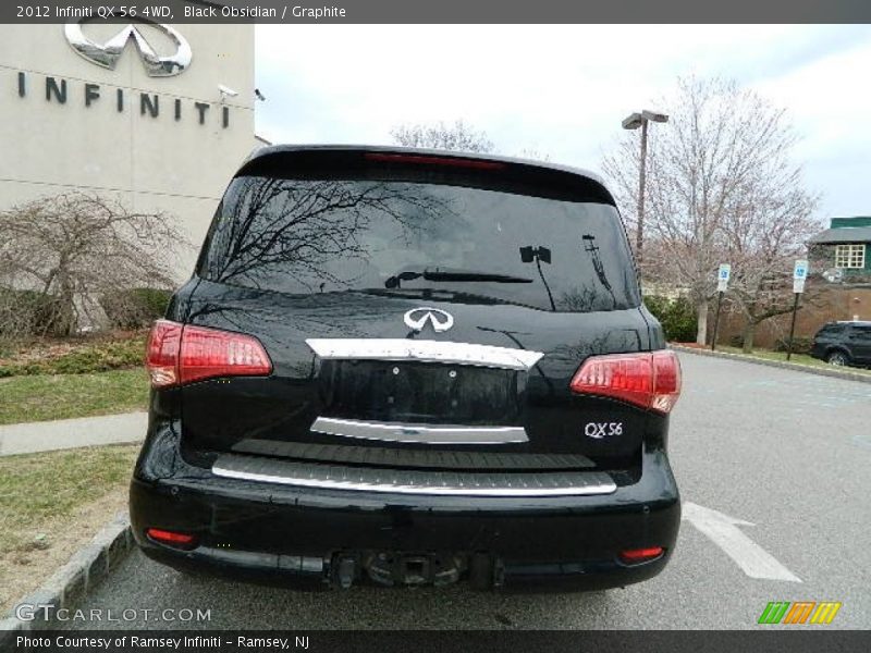 Black Obsidian / Graphite 2012 Infiniti QX 56 4WD