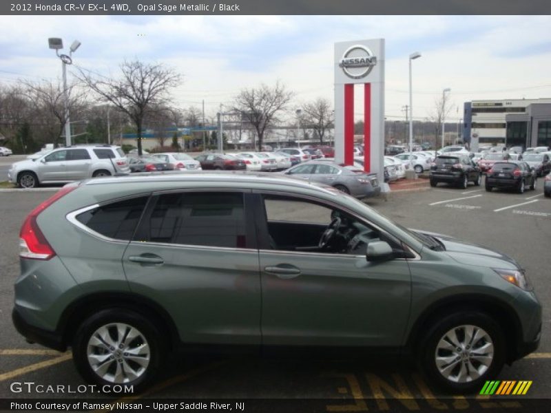 Opal Sage Metallic / Black 2012 Honda CR-V EX-L 4WD