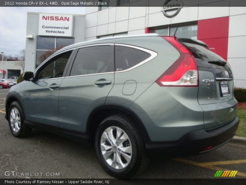 Opal Sage Metallic / Black 2012 Honda CR-V EX-L 4WD