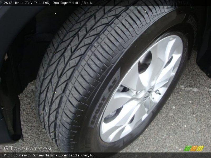 Opal Sage Metallic / Black 2012 Honda CR-V EX-L 4WD