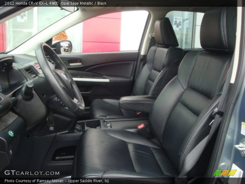 Opal Sage Metallic / Black 2012 Honda CR-V EX-L 4WD