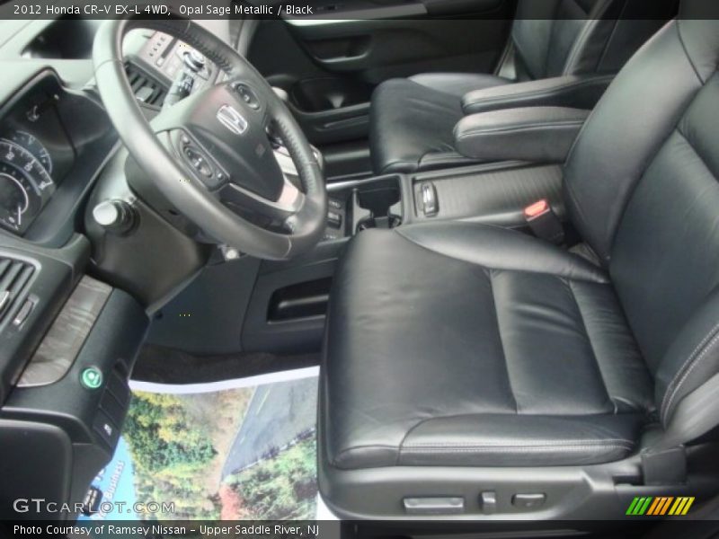 Opal Sage Metallic / Black 2012 Honda CR-V EX-L 4WD