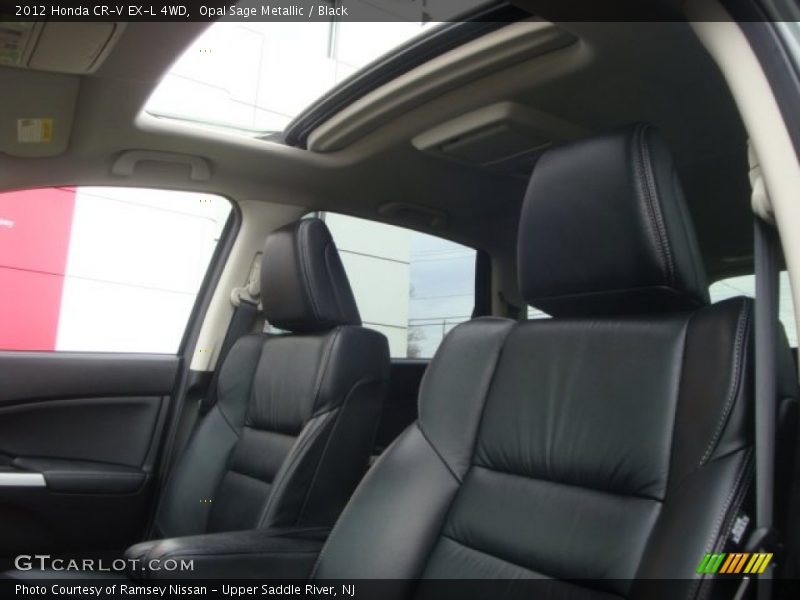 Opal Sage Metallic / Black 2012 Honda CR-V EX-L 4WD