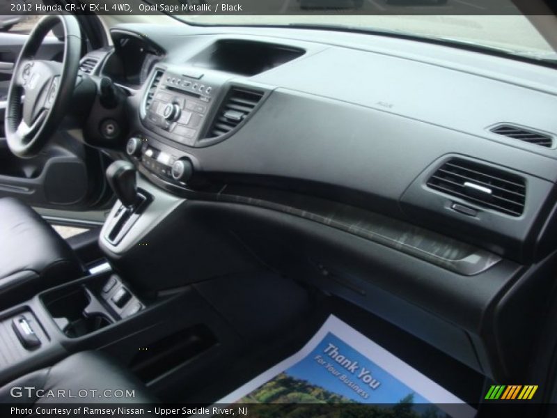 Opal Sage Metallic / Black 2012 Honda CR-V EX-L 4WD