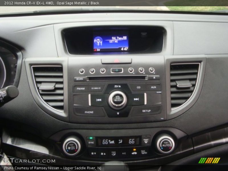 Opal Sage Metallic / Black 2012 Honda CR-V EX-L 4WD
