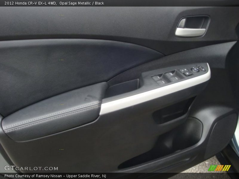 Opal Sage Metallic / Black 2012 Honda CR-V EX-L 4WD