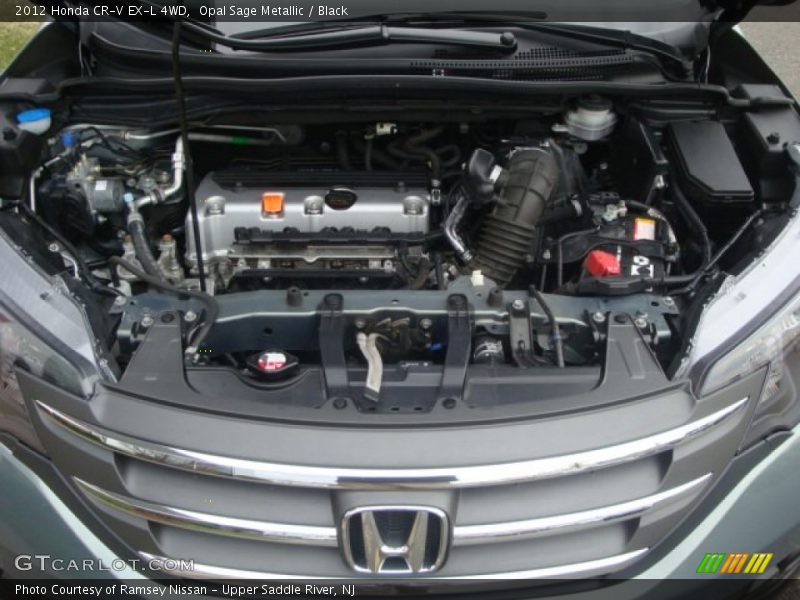 Opal Sage Metallic / Black 2012 Honda CR-V EX-L 4WD