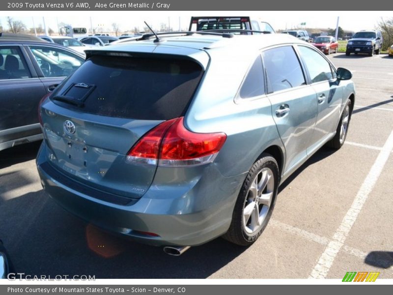 Aloe Green Metallic / Gray 2009 Toyota Venza V6 AWD