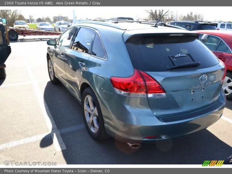Aloe Green Metallic / Gray 2009 Toyota Venza V6 AWD